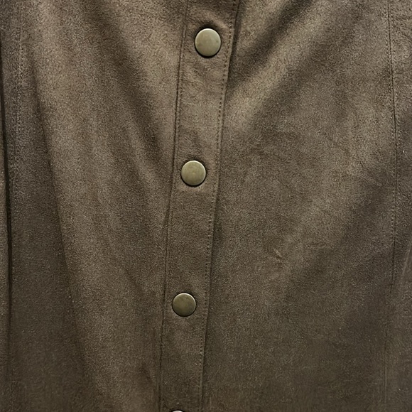 Long Suede Skirt - Picture 3 of 6